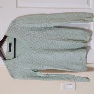 Brooks Brother's cashmere sweater, size small, cream green